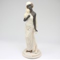 statueta " Art Deco Lady ".  Auro Belcari . 1987 new old stock !